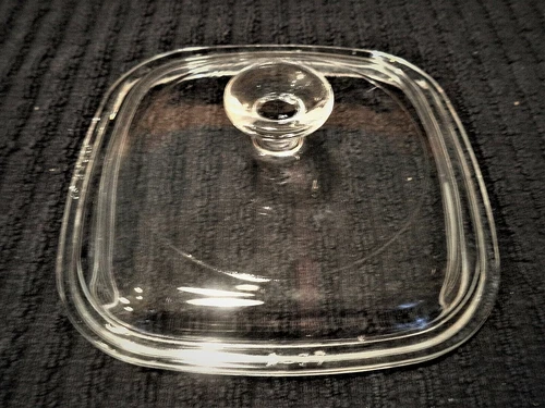 Petite Pan Pyrex Glass Lid P-41-GC for Corning Ware P-41-B & P-43-B Casseroles