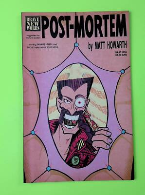 Post-Mortem #1 One-Shot 1991 Brave New Words Soft Cover 7.0+ Comic Book SD5-214