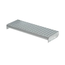Gitterroststufen Metallstufe 700x240mm feuerverzinkt Treppenstufen | Gitterrost