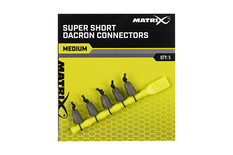 Matrix Super Short Dacron Connectors Medium Super Short Length to Hit More Bites