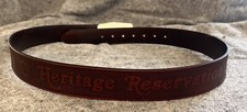 NEW: High-Quality Heritage Reservation Leather Belt Boy Scouts Of America