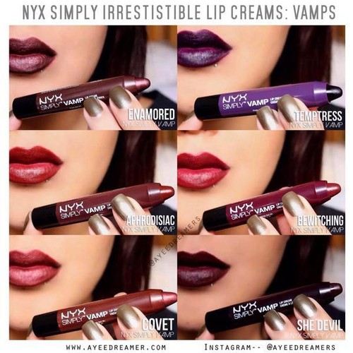 NYX Simply Vamp/ Red/ Nude/ Pink Lip Cream - 第 4/36 張圖片