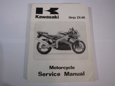 KAWASAKI NINJA ZX-6R ZX6-R ZX6 ZX600-G1 ZX600-H1 SERVICE