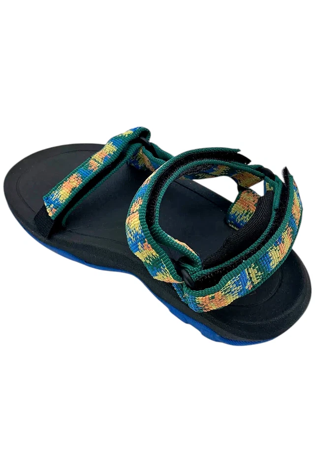 Sandalias deportivas Teva T Hurricane XLT 2 verdes múltiples para niños pequeños Foto 3 de 3