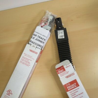 Lot of 2 Project Source Flex Connector Matte Black Finish