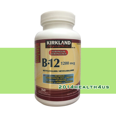 costco b12 injections Kirkland Signature Vitamin B12 Methylcobalamin 1200 mcg， 360 sublingual tab