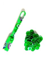 Green Designer Bingo Magnetic Wand and Bag of 100 Green Magnetic Chips