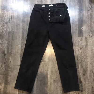 Ladies Jeans Black Jeans Loft Ann Taylor Loft Women's Black Solid