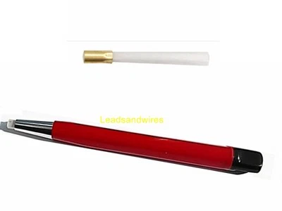 Fibre Fibreglass Pen Pencil Abrasive Cleaning Electronics +1 Refill