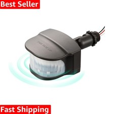 240 Degree Adjustable Motion Sensor for Outdoor Floodlight - 60FT Range, Brown