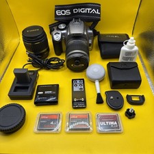 CANON EOS REBEL XT DIGITAL CAMERA 18-55 LENS  29-90mm Lens See Description