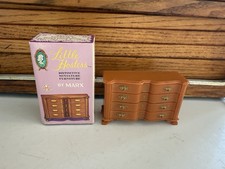 Vintage Dollhouse Furniture 1964 Marx Little Hostess Chest Of Drawers With Box