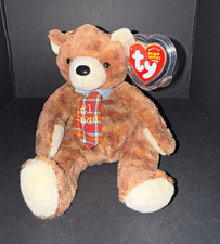 Ty Beanie Babies  Pappa  Bear Plush 2004 Vintage w/ 1 Dad Tie Mint W/ Tag Cover
