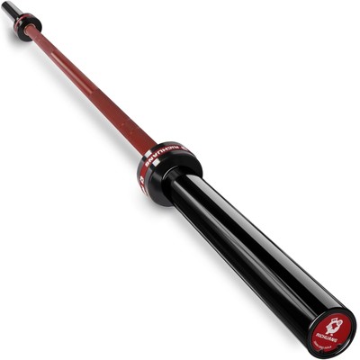 Olympic Barbell 45lb (20kg) - 7ft Bearing Spin Bar for Weightlifting and Stre...