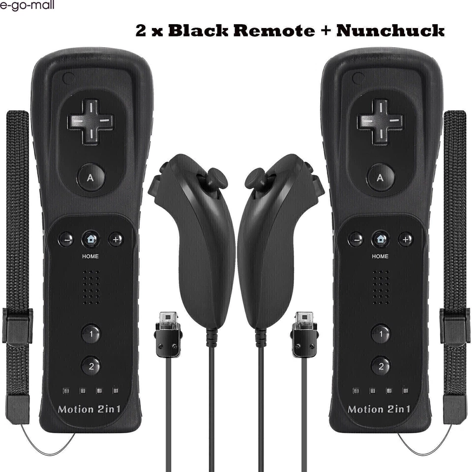 Built-in Motion Plus Wii Remote & Nunchuck Controller for Nintendo Wii Wii U - Image 4 of 4