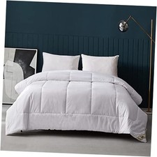 Down Alternative Comforter Size Duvet Insert with 100 Cotton Cover, King