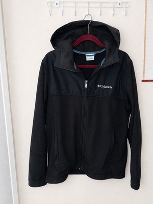 Columbia Men's Black Hooded Full Zip Jacket Size M
