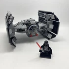 LEGO Star Wars Darth Vader's Tie Fighter 8017 Complete + Minifigure Plate Stand