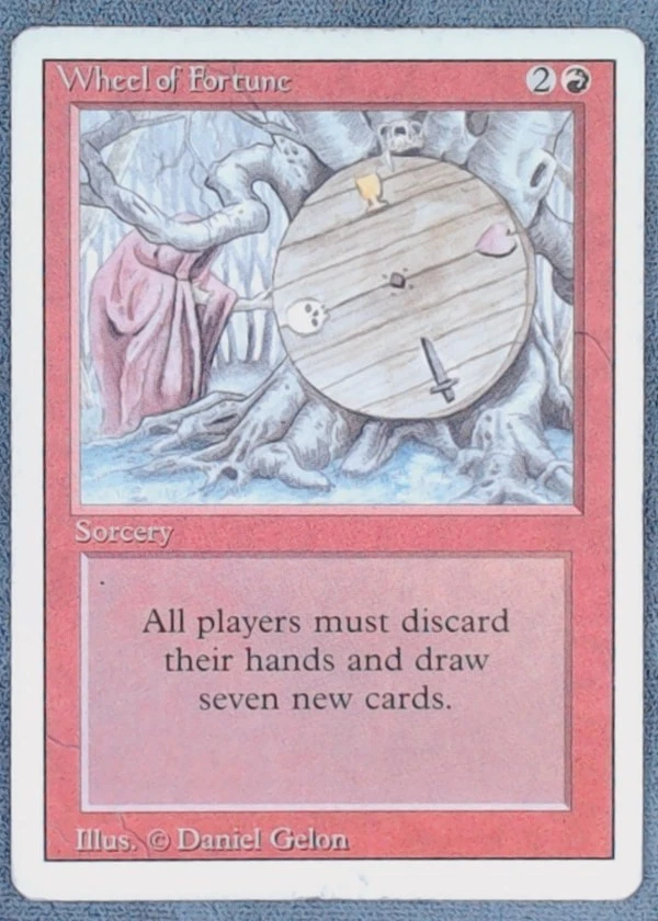 Wheel Of Fortune In Individual Magic: The Gathering Cards for sale