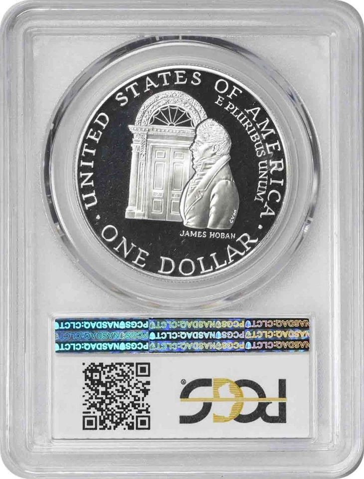 1992-W White House Commemorative Silver Dollar PR70DCAM PCGS - Image 2 of 2