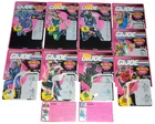 1990s Ninja Force Figure File Card Back Lot Vintage G.I. GI Joe Cobra 3.75 ARAH