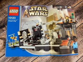 Vintage Lego Star Wars : CLOUD CITY #10123 - 2004 (Manual Book Only) Rare