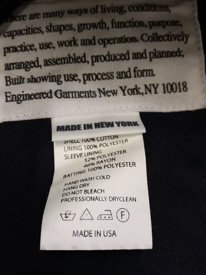 Prendas de ingeniería para hombre Prendas de ingeniería Mackinaw 6W Pana S Pana NEGRO Foto 4 de 4