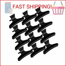 Ondder Hair Clips for Styling Sectioning Black Butterfly Hair Clips Clamps Claws