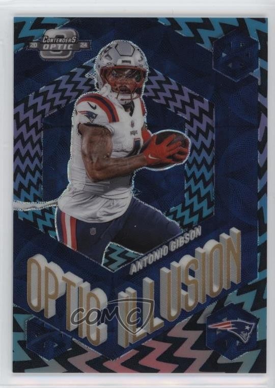 2024 Panini Contenders Optic Illusion Black Scope Prizm 16/25 Antonio Gibson rw6