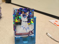 2022 BOWMAN CHROME JORBIT VIVAS ATOMIC REFRACTOR 1ST AUTO RC /100 YANKEES