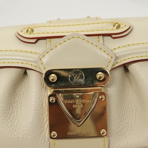 Borsa Louis Vuitton Suhali in pelle bianca autentica - Foto 10 di 23
