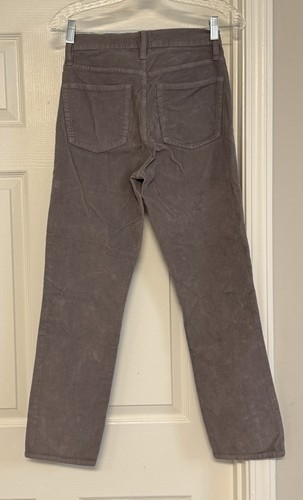 J Crew Damen Vintage Slim Straight Cordhose grau - Bild 3 von 9