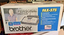 BROTHER   FAX-575 PERSONAL FAX/PHONE/COPIER  NEW OLD STOCK, OPEN BOX, STILL PACK