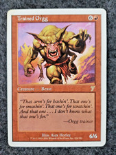 Trained Orgg #224 (LP) 7th Edition 7ED Magic MTG.......................(DS3D1L9)