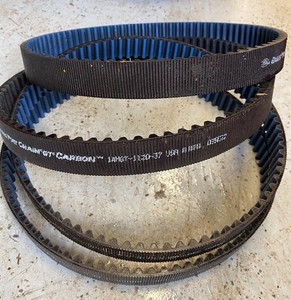 Gates Carbon Timing belt 14MGT-1120-37 Poly Chain ((Set Of 3))