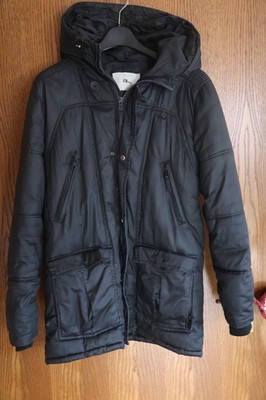 LTB Parka Herren mit abnehmbarem Fellimitat schwarz Gr. M