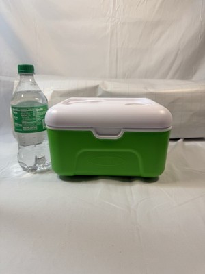 Melissa & Doug Green & White Plastic Toy Cooler Pretend Play w/ Handle & Divider