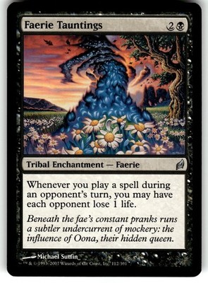 MTG Magic: The Gathering: Lorwyn Card LRW 112/301 UC Faerie Tauntings