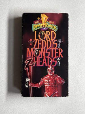 Lord Zedd's Monster Heads VHS Mighty Morphin Power Rangers 1995