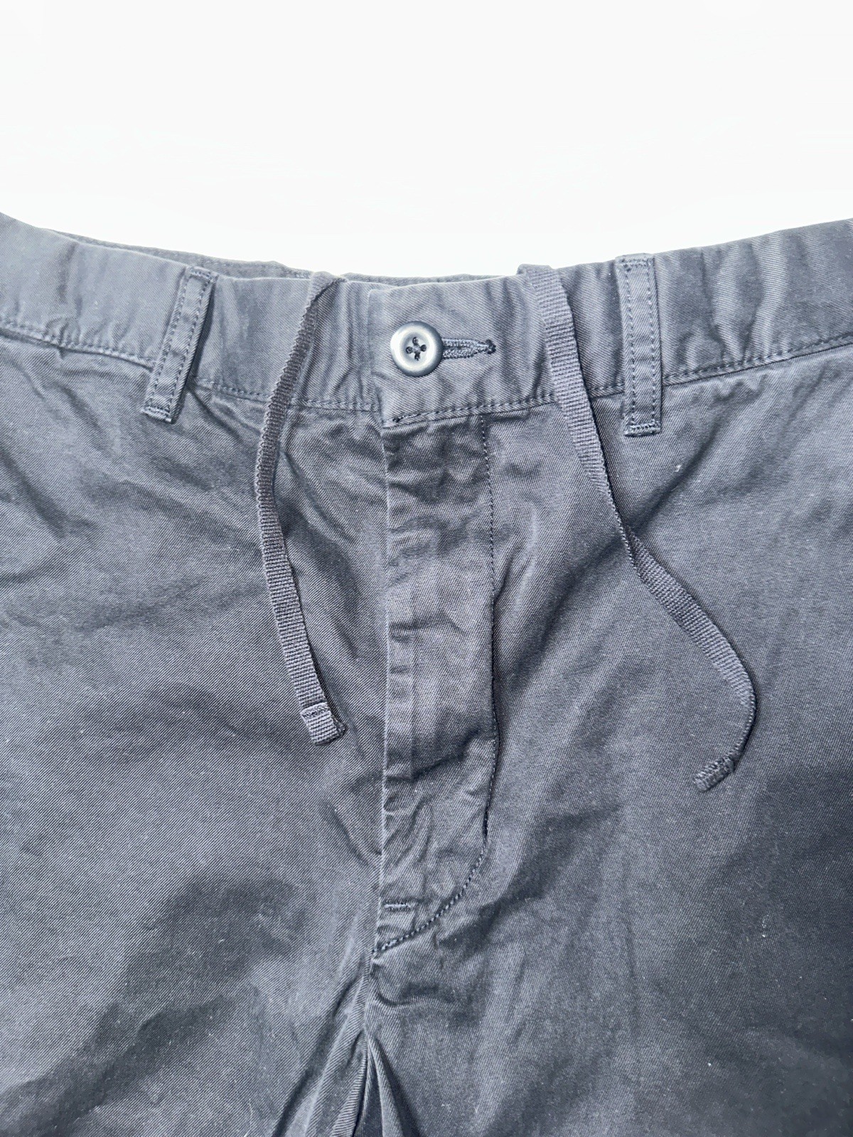 Preowned- Uniqlo Button Front Drawstring Chino Sh… - image 2