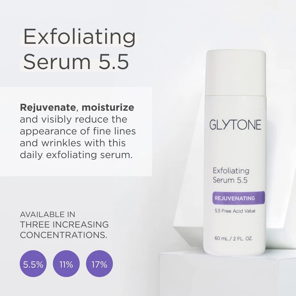 Suero exfoliante 5,5% | Rostro y cuerpo | Reduce líneas finas y manchas oscuras Foto 2 de 4