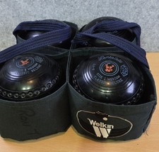 4 X Henselite Super-Grip Classic Deluxe Size 1 Heavy  Lawn Bowls