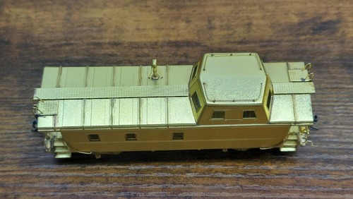 HO Scale Brass Hallmark Models Wabash Steel Caboose Streamlined Cupola Unpainted - Picture 8 of 11
