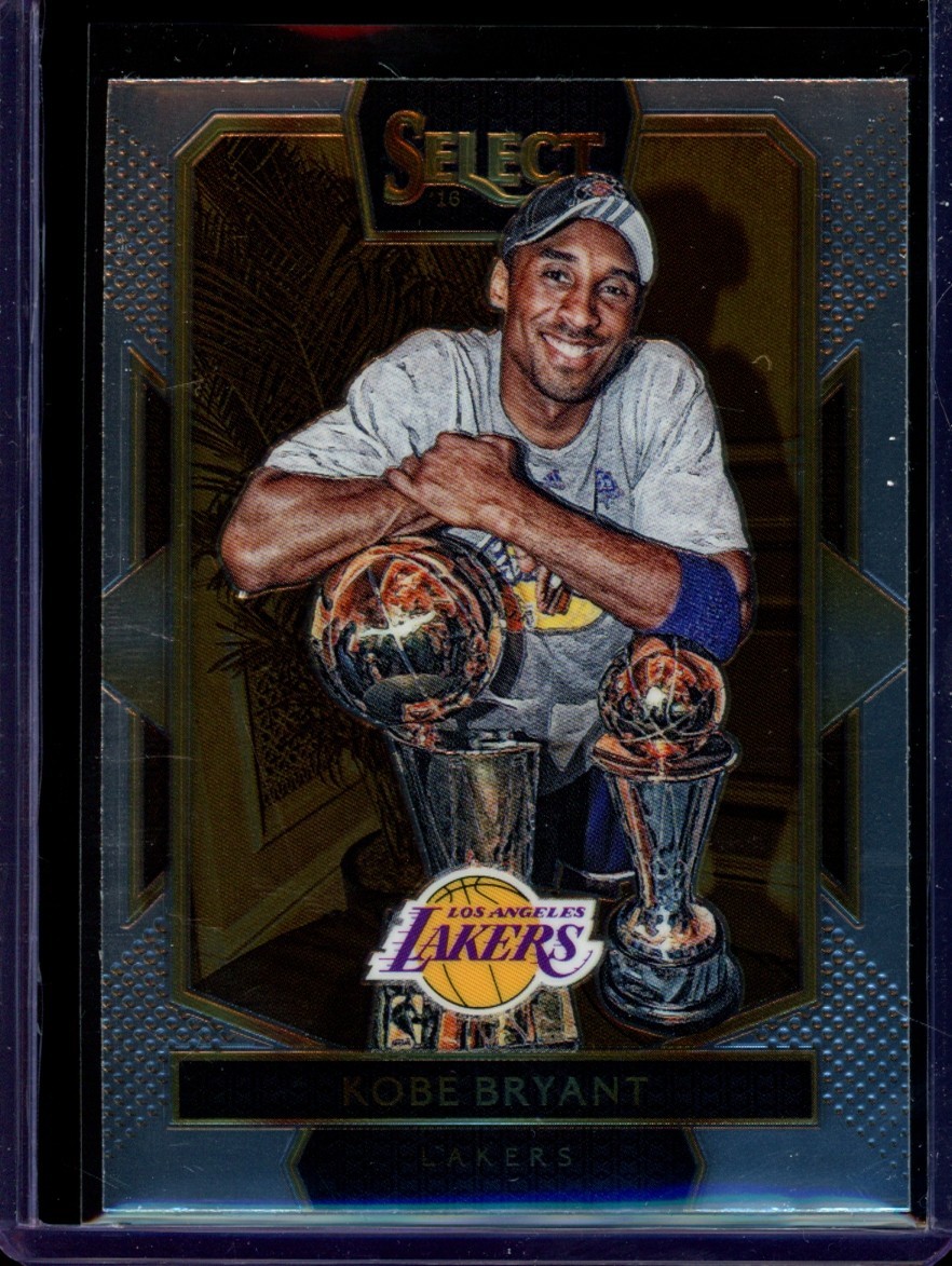 2016-17 Panini Select Kobe Bryant #293 W/ Trophies