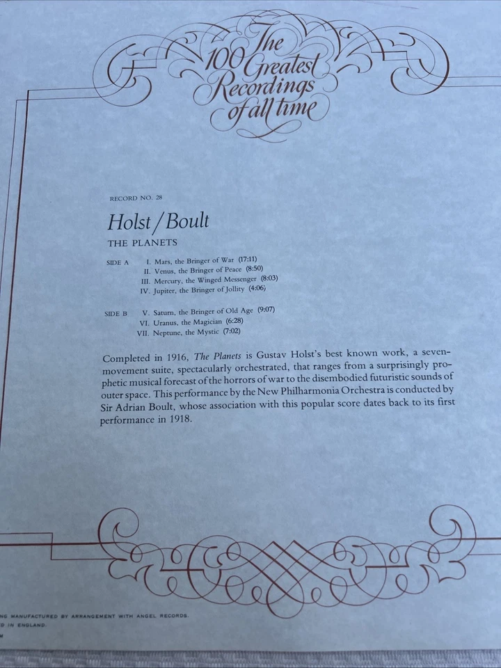 The Franklin Mint 100 Greatest Recordings Of All Time Nos. 27 & 28. - Image 4 of 4