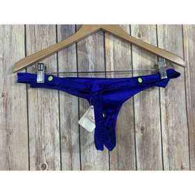 NEW Agent Provocateur Janet Thong Purple Green Panties Size 4 NWT US Size 8