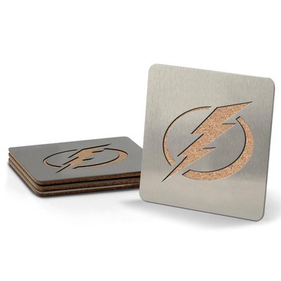 Tampa Bay Lightning NHL YouTheFan! Untersetzer Boaster (4er-Set)