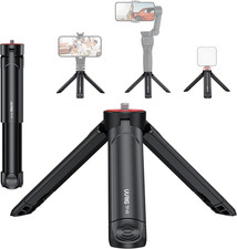 UURIG TP05 Extendable Mini Camera Tripod, Portable Selfie Stick Handle Grip Desk