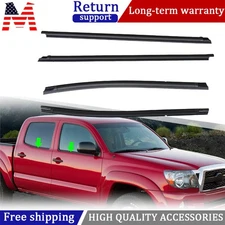 Fits 05-15 Toyota Tacoma Double Cab  Outside Window Weatherstrip Trim Seal Belt