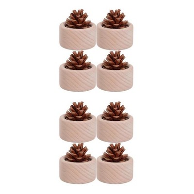 2 Pieces Aromatherapie-Holzabdeckung Raumdiffusor Für Ätherische Öle